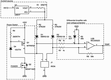 Figure 2: Implementation of the measurement bridge